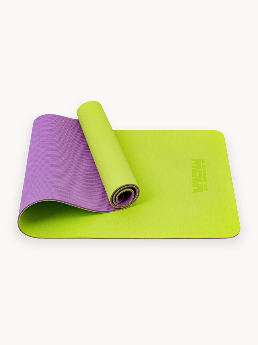 Нескользящий коврик для занятий спортом, йогой и фитнесом