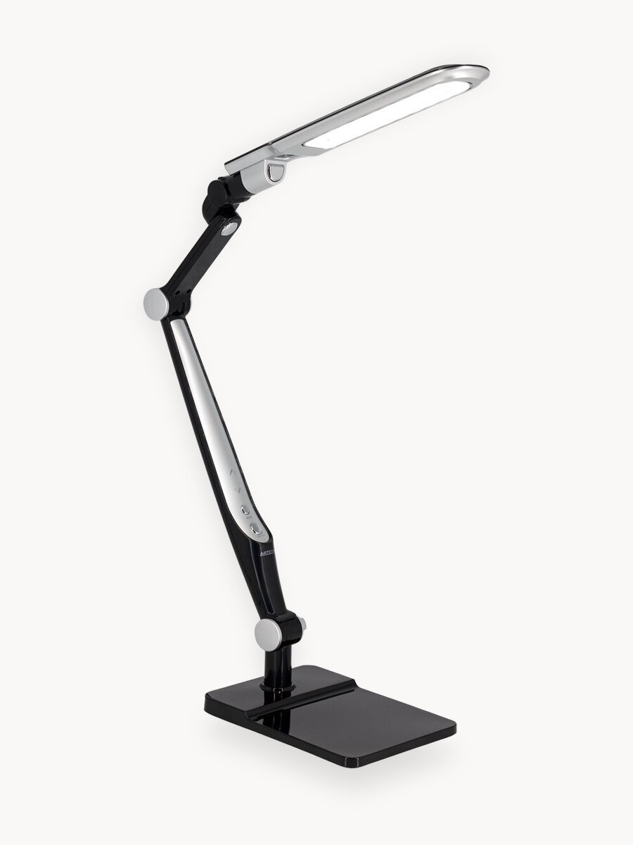 Настольный светодиодный светильник ARTSTYLE TL-402B черный, 10 Вт, с регулируемой яркостью и цветом свечения, струбцина в комплекте