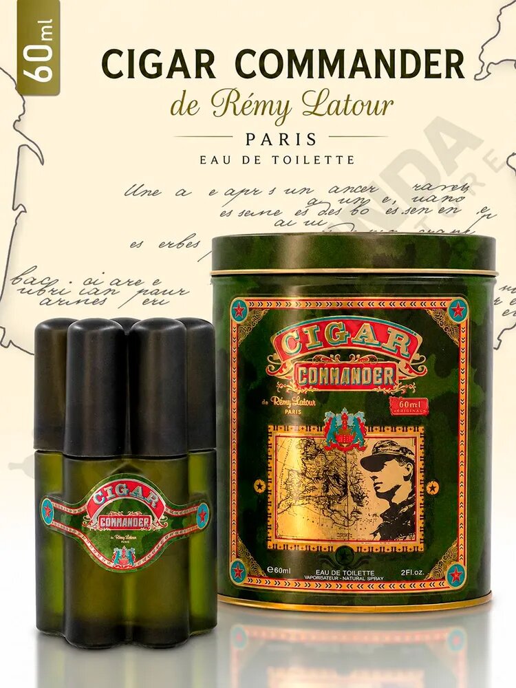 REMY LATOUR Cigar Commander Мужская туалетная вода 60 мл