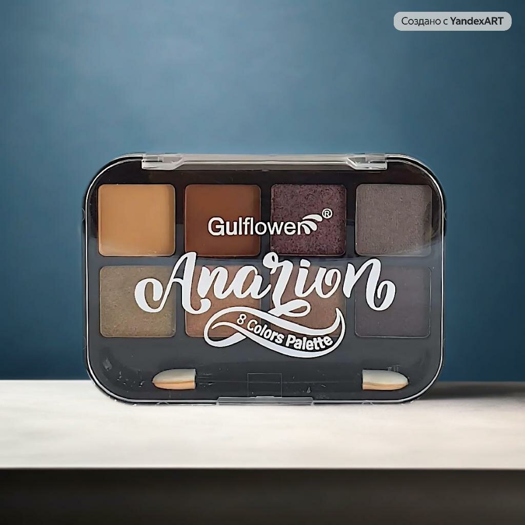 Набор для макияжа Anarjan Gulflower Palette 8 Colors, 8 оттенков