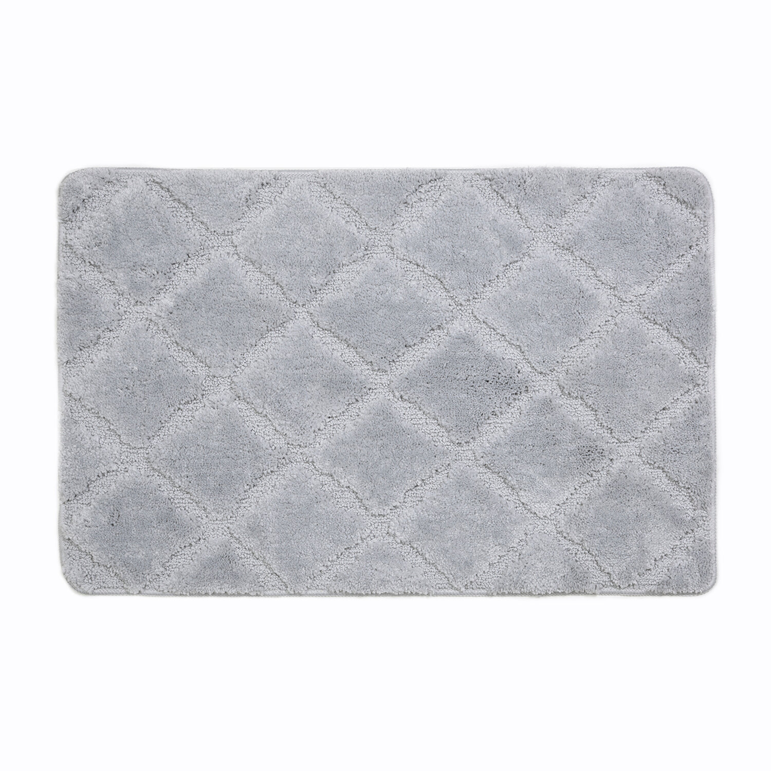 Коврик для ванной и туалета серый 90*60 Lippe BM-6511 WasserKRAFT