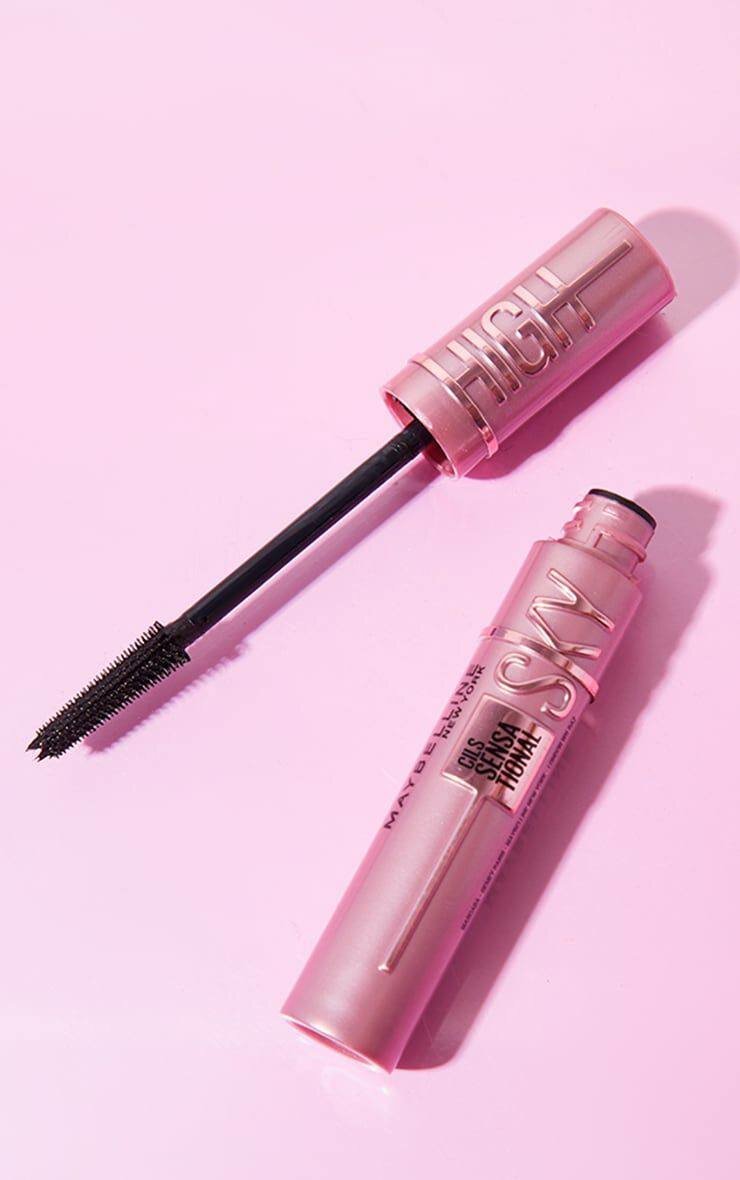 Тушь для глаз Maybelline New York Sky High, водостойкая, удлинение, подкручивание