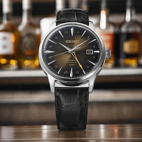 Наручные часы SEIKO, коричневый/серебристый — фото 1