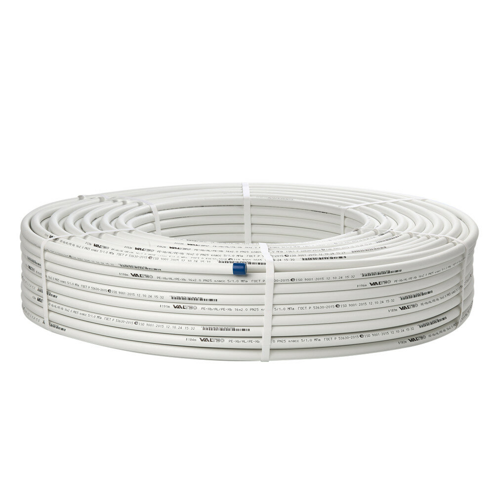 Труба для теплого пола металлопластиковая VALTEC 16 (2,0) бухта 100м Valtec V1620.0100