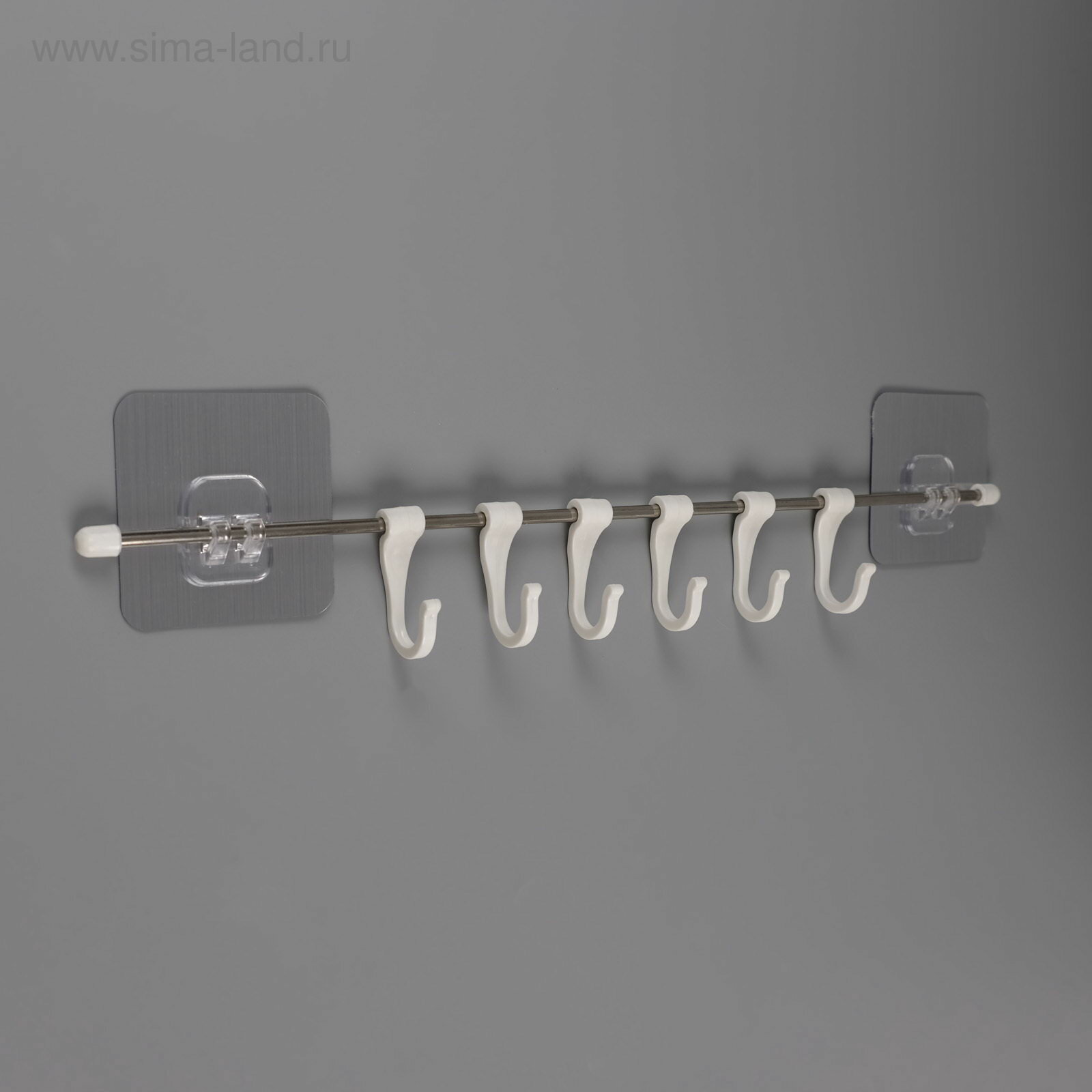 Держатель для полотенца на липучках нержавеющая сталь хром