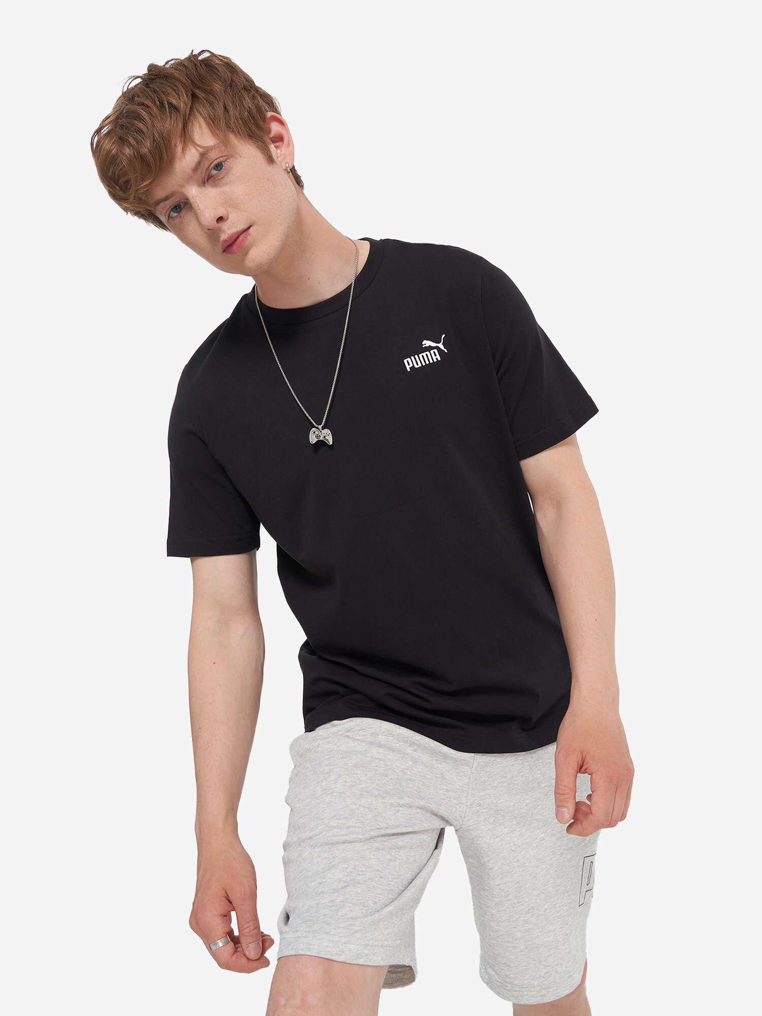 Футболка PUMA, размер M, черный