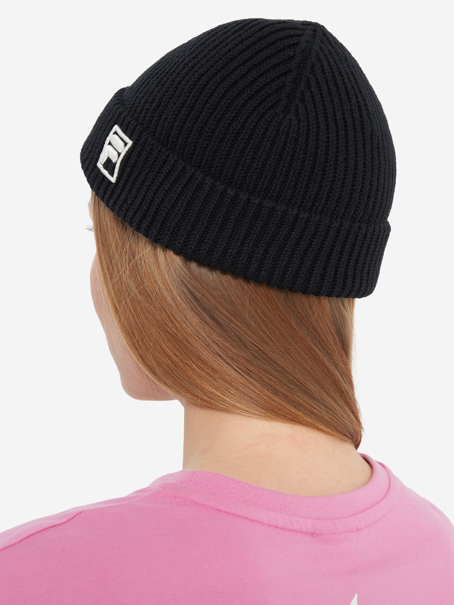 Шапка-бини Fila для мужчин и женщин, размер one size, черный — фото 1