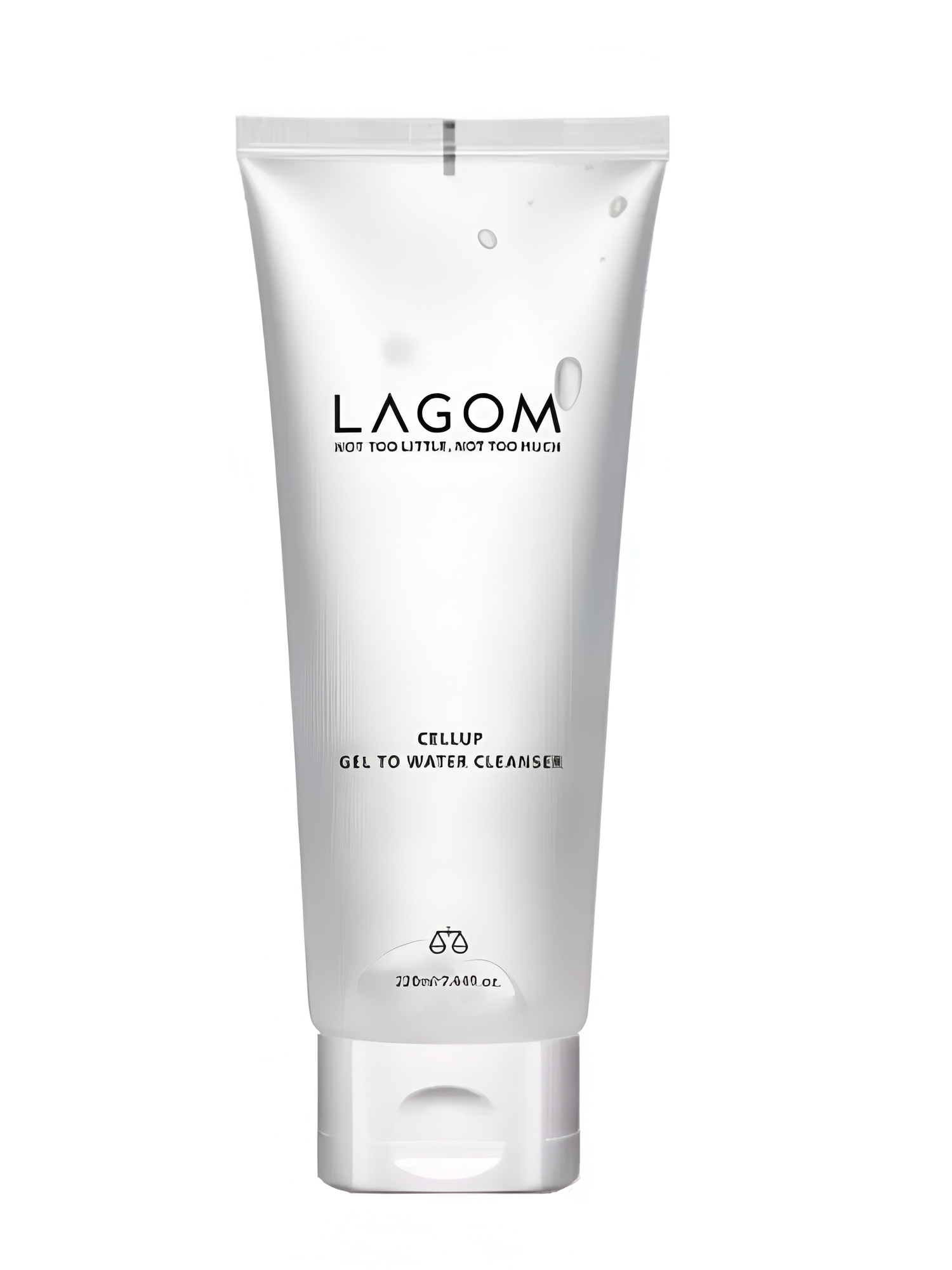 Нежный и мягкий гель для умывания LAGOM CELLUP GEL TO WATER CLEANSER, 170ml.