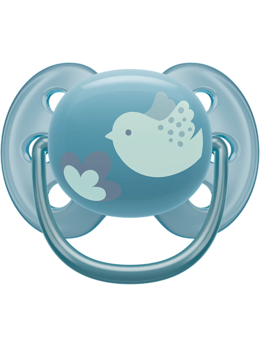 Пустышка PHILIPS Avent Ultra Soft (SCF092/04), официальная гарантия — фото 1