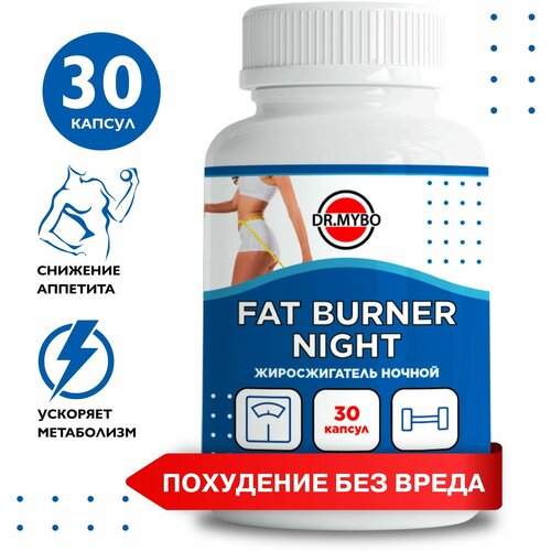 Жиросжигатель ночной 30 капсул, антиоксидант, содержит пиколинат хрома, гинкго билоба