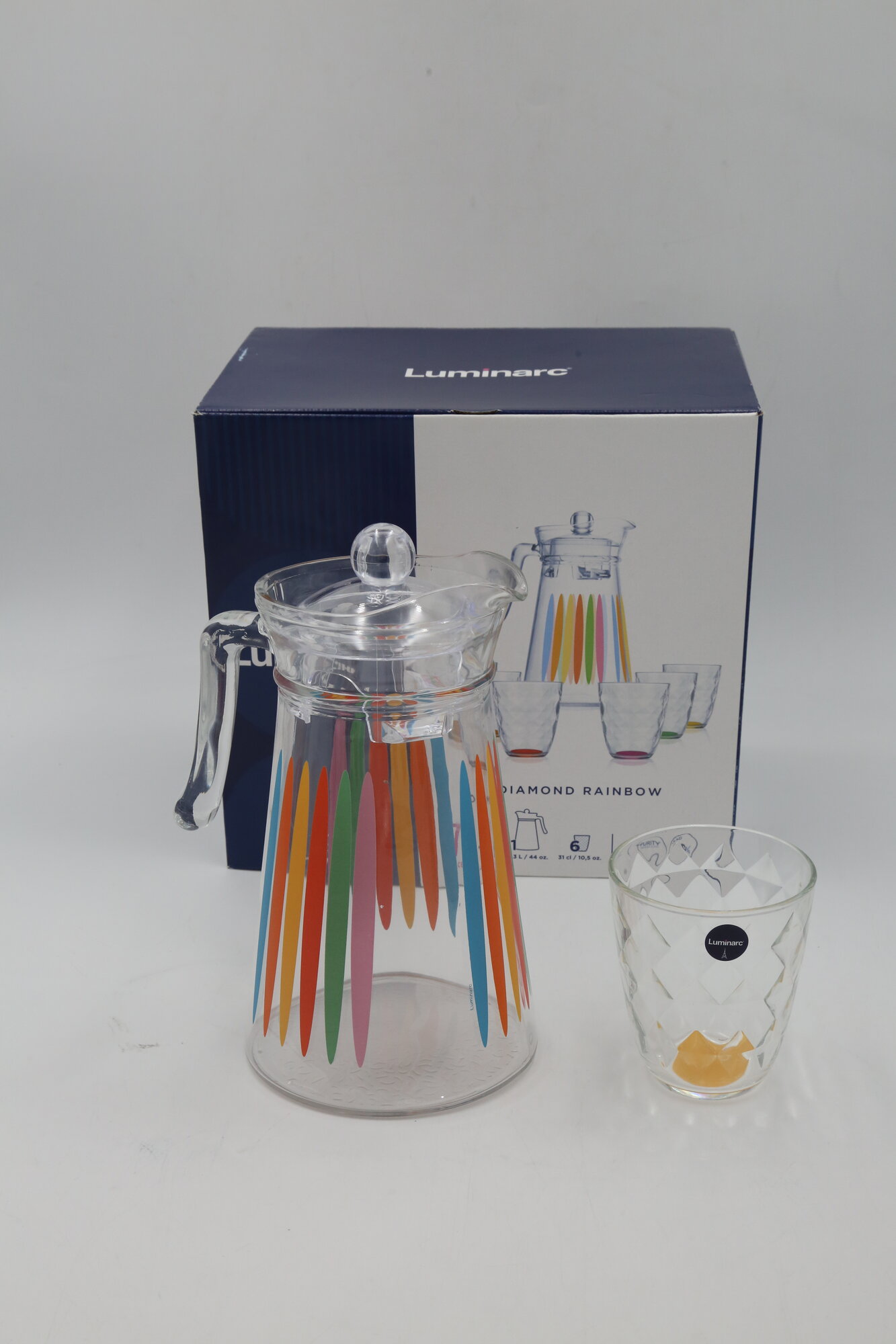 Набор для напитков LUMINARC "NEO KONE RAINBOW DIAMOND" P1080 7пр 1х3