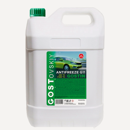 Изображение товара Антифриз гостовский GOSTIN G11 зеленый 8.3 кг 803532