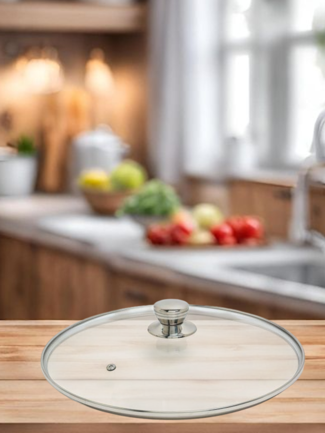 Казан, алюминиевый 6 литр, с антипригарным покрытием, со стеклянной крышкой — фото 1