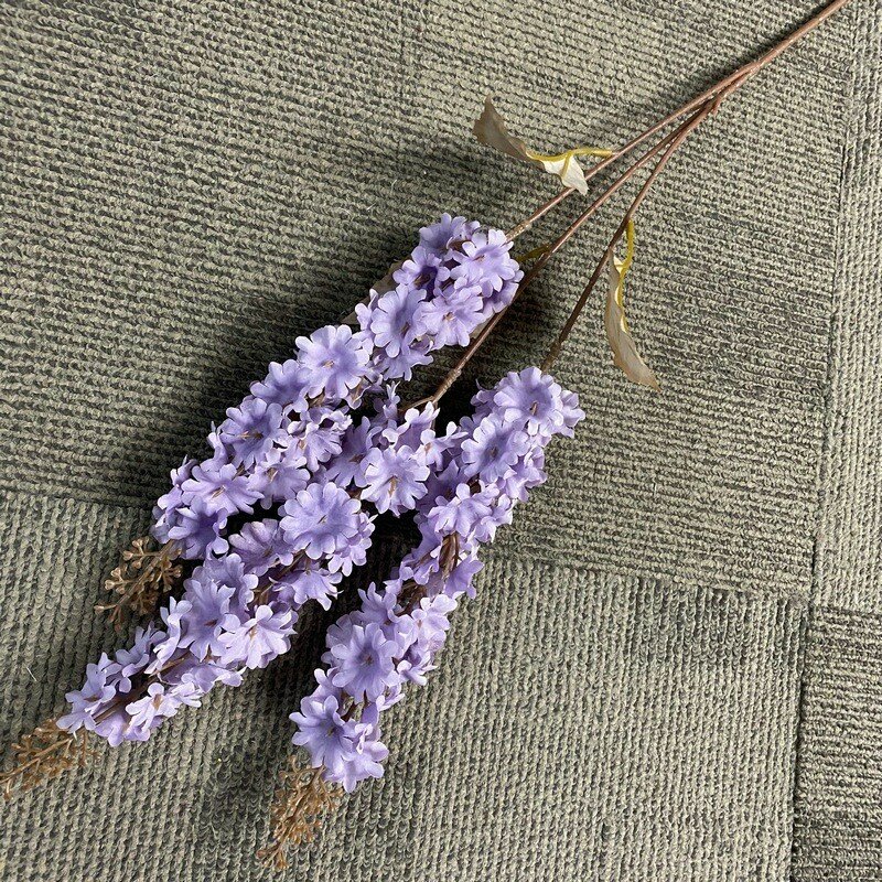 Гибискус свадебное украшение искусственное растение для организации мероприятий и домашнего декора светло-фиолетовый