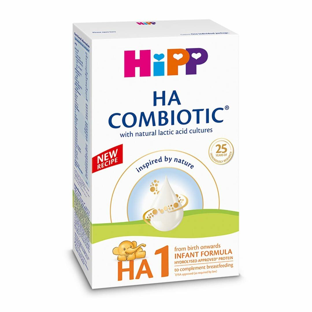Молочная смесь HiPP HA 1 Combiotic, гипоаллергенная, 300г, от 0 месяцев