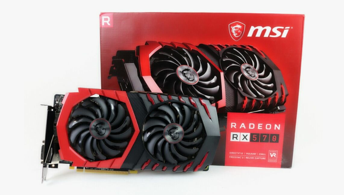 Игровая видеокарта RX 570 4gb MSI