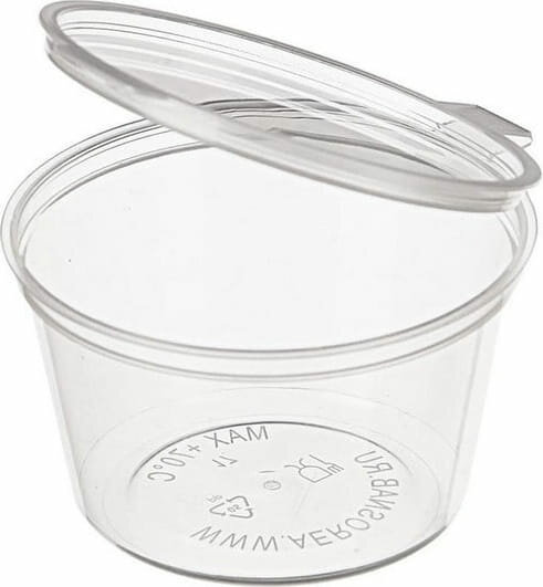 Одноразовый соусник (контейнер) "ПЭТ", 80 мл, 100 шт.