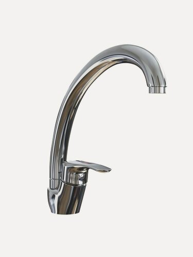 Изображение товара Смеситель для кухни 40k MIXLINE ML03-032 высокий излив боковая ручка (без подводки)