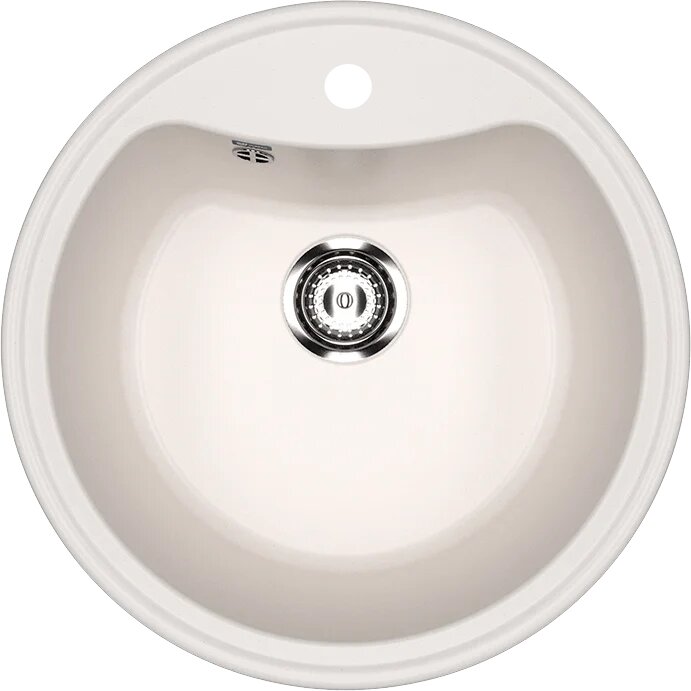 Мойка кухонная Ulgran U-601 -331 51x51 мойка для кухни матовая круглая белая российская