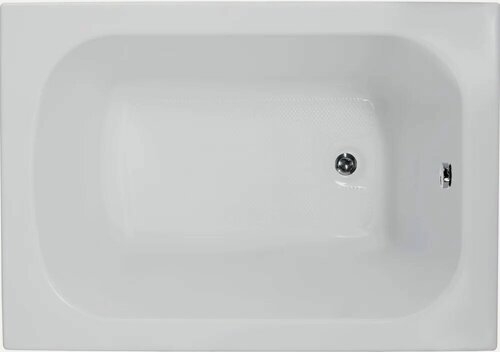 Изображение товара Акриловая ванна Aquanet Seed 216658 100x70, с каркасом, пристенная, белая, глянцевая, прямоугольная, антискользящее покрытие