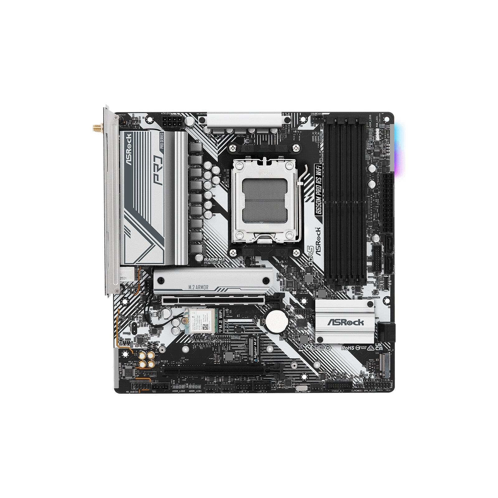 ASRock B650M PRO RS WIFI Материнская плата AM5, B650,