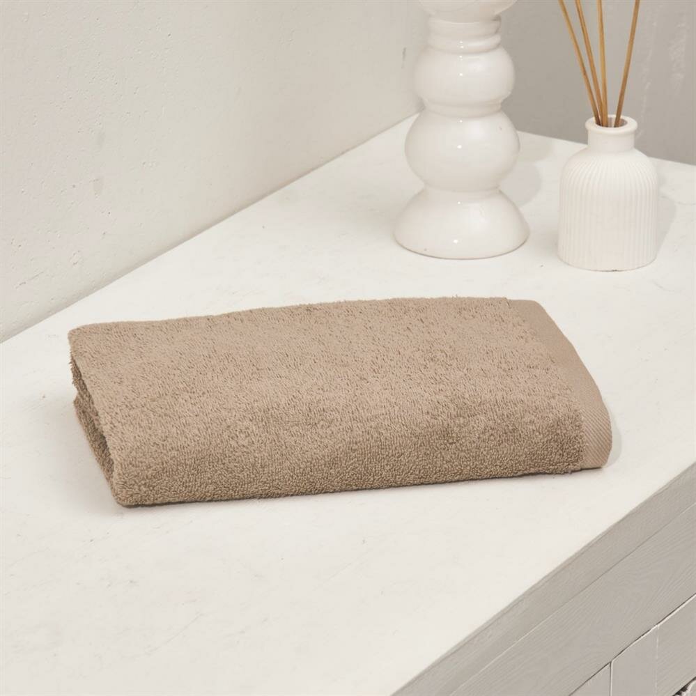 Полотенце махровое тас комфорт 50*90 см кофе