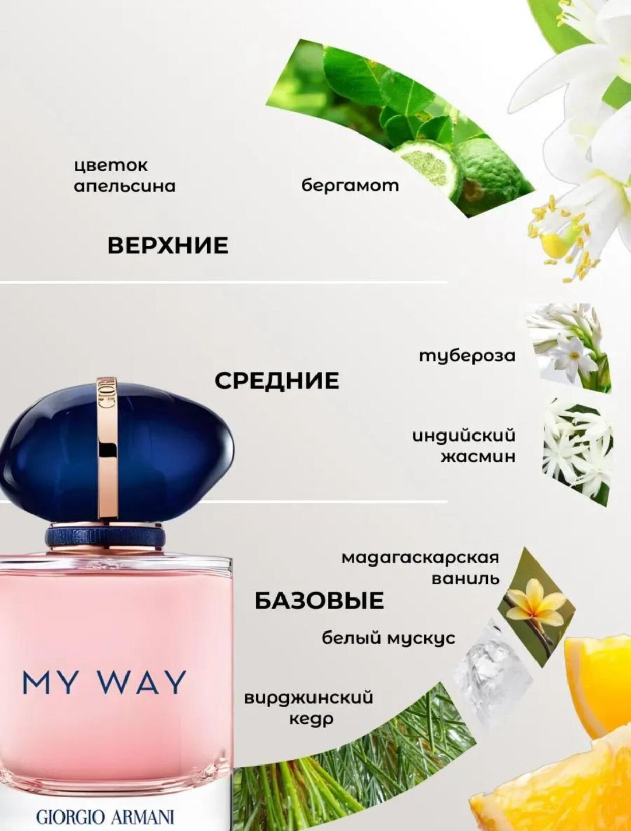 MY WAY, GIORGIO ARMANI, Роскошные и элегантные духи для женщин, 90 мл