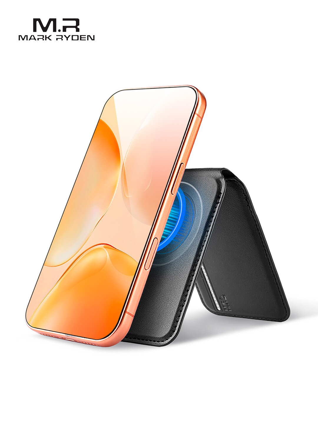 Портмоне Mark Ryden, фактура гладкая, черный — фото 1