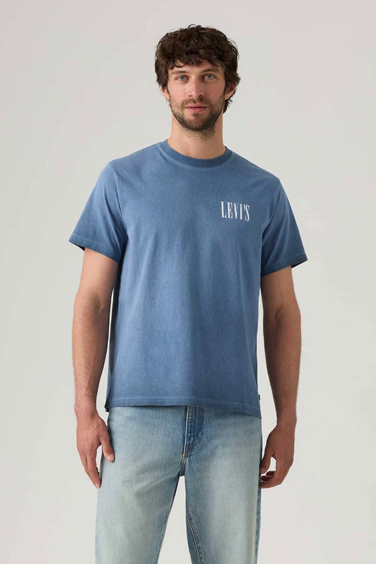 Футболка Levi's, размер 2XL, синий — фото 1