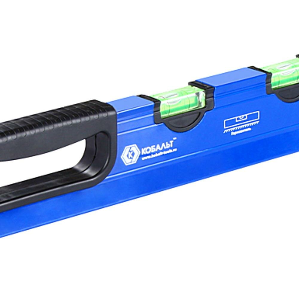 Уровень пузырьковый Кобальт 243-332 5 глазков 600 мм