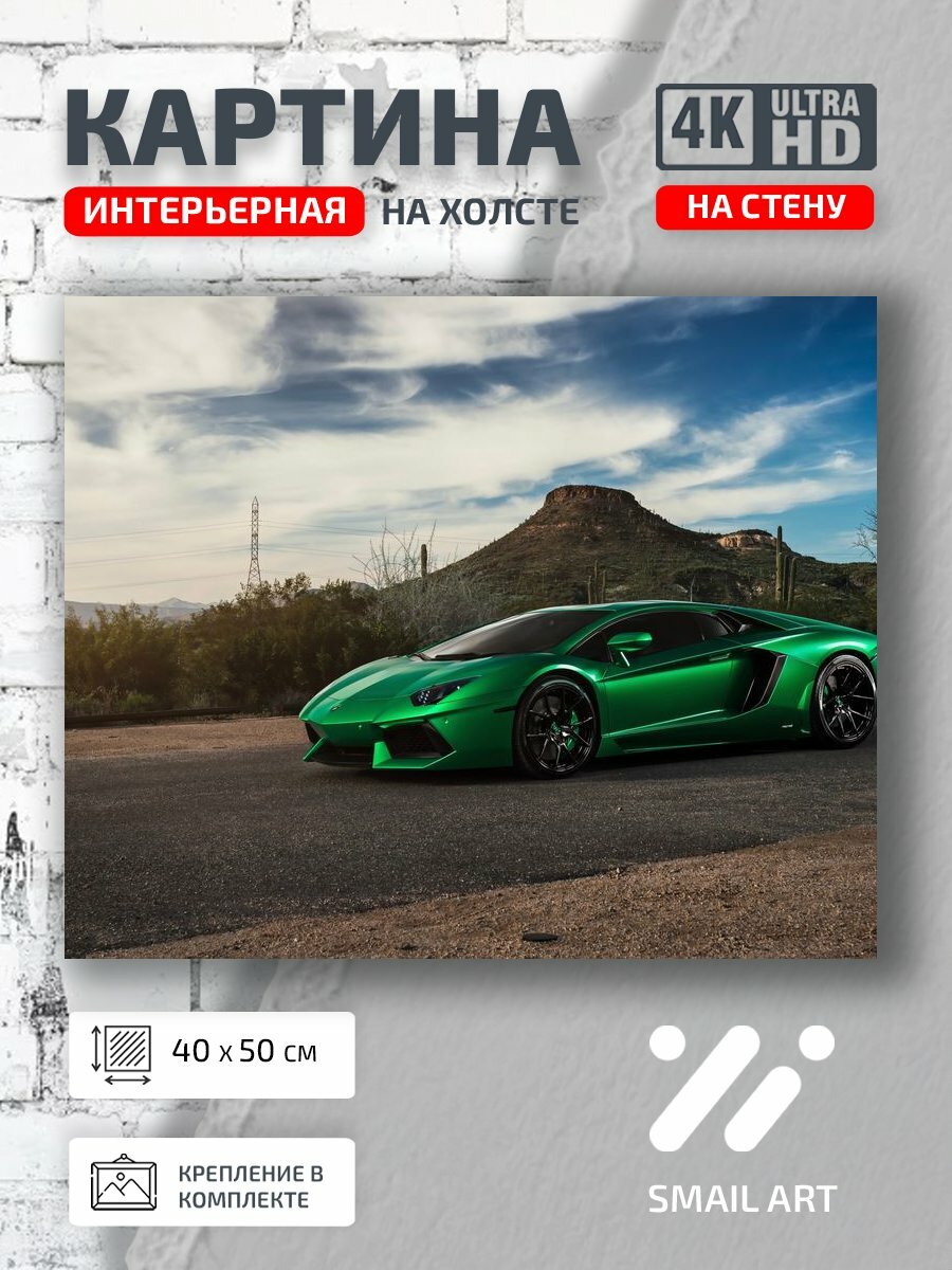 Картина на холсте интерьерная 40 на 50 на стену Гора Landscape для офиса пейзаж интерьер