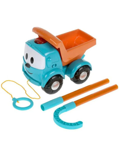 Игрушка каталка "Грузовичок Лева", с музыкой и световыми эффектами