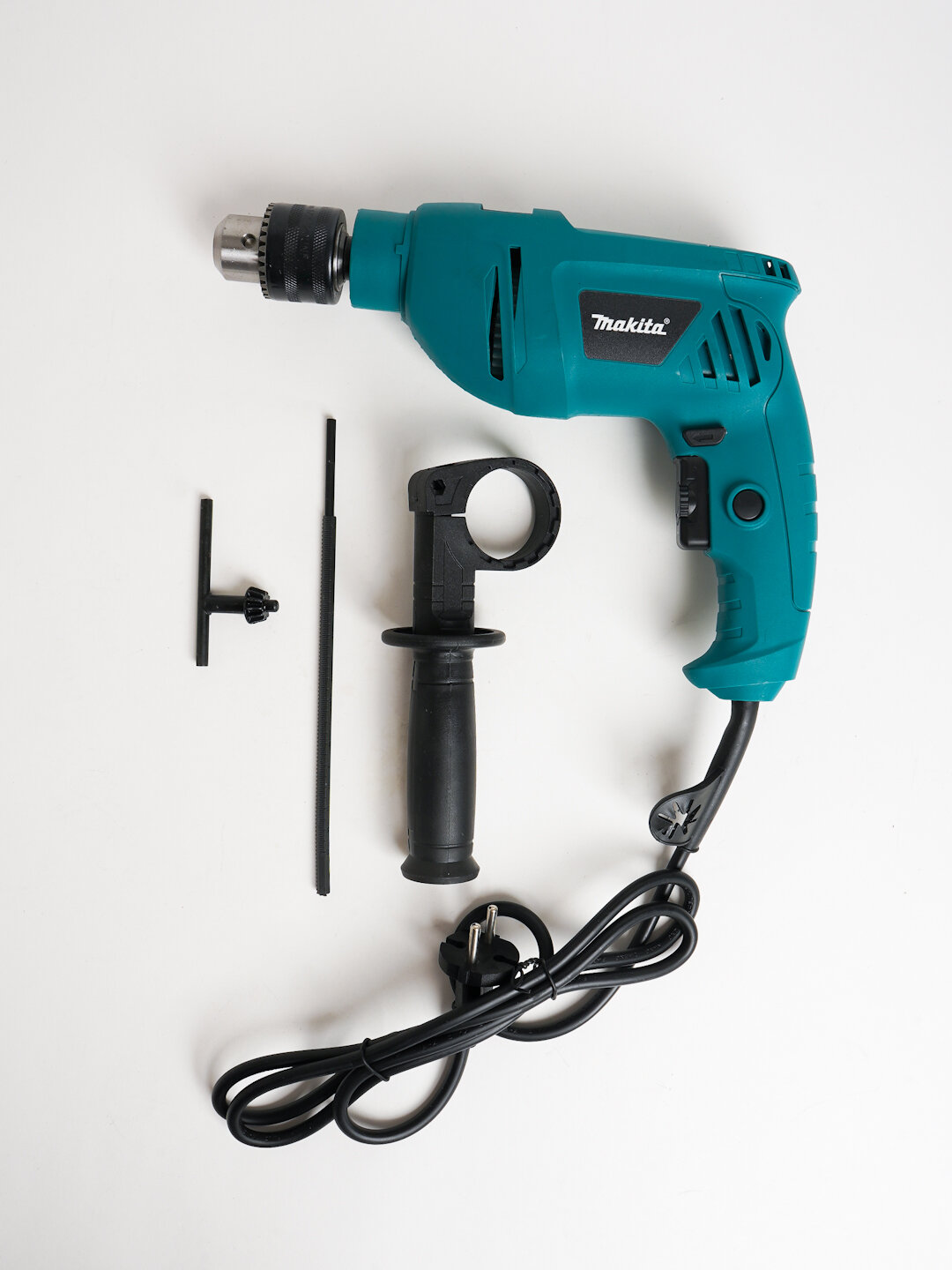 Ударный дрель Makita : с мощностью 900 W, быстрозажимной патрон — фото 1