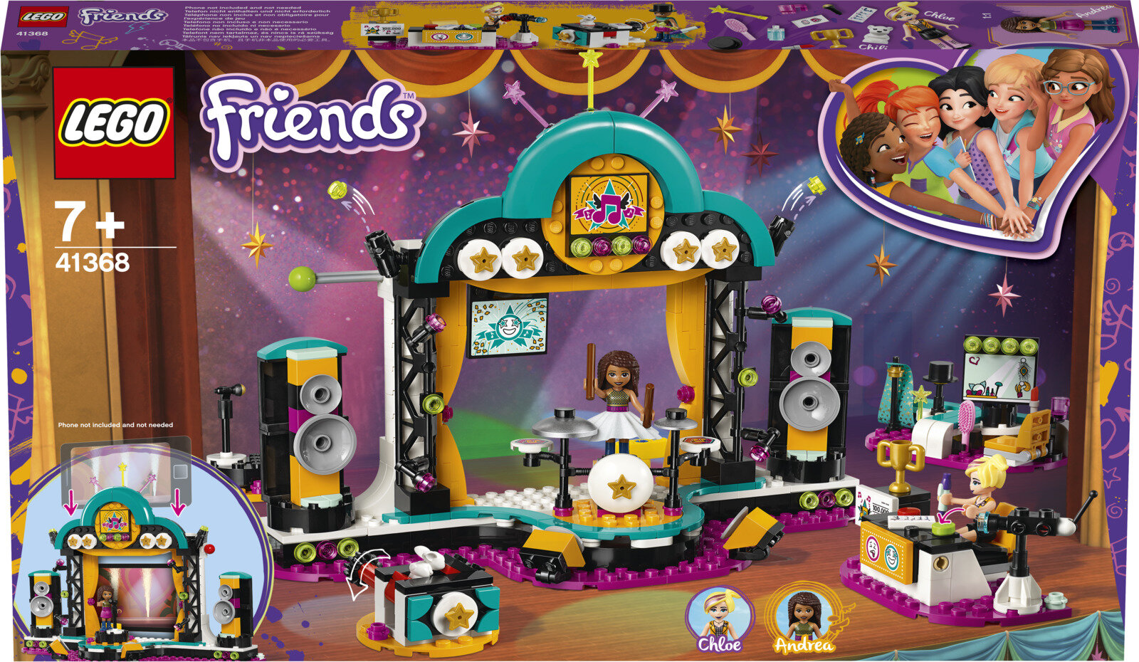 Конструктор LEGO Friends 41368 Шоу талантов