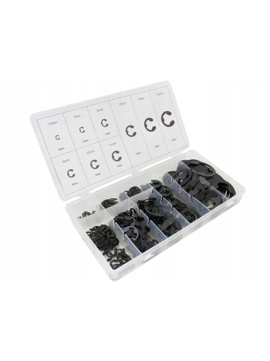 Набор Е-образных стопорных колец 300 предметов сервис ключ 73300