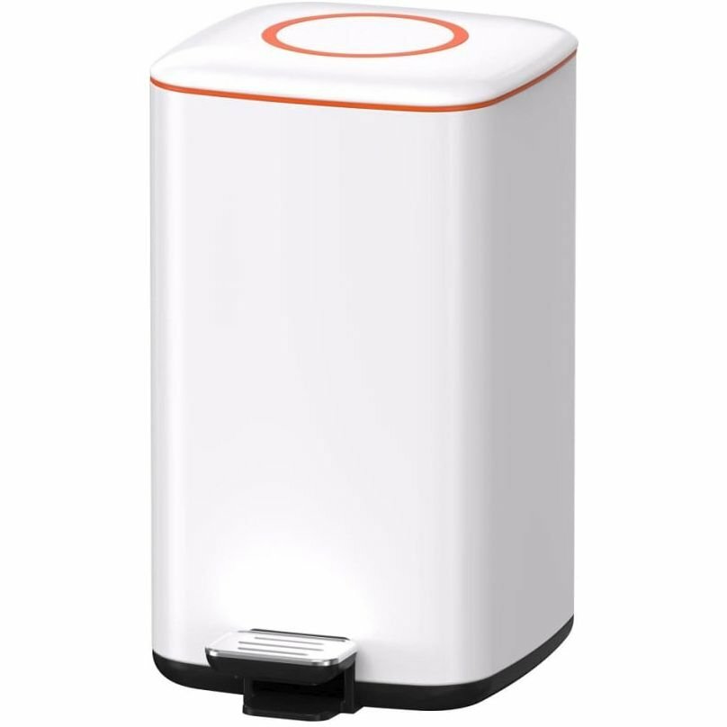 Ведро Savol с микролифтом 12 л белый S-888-12W