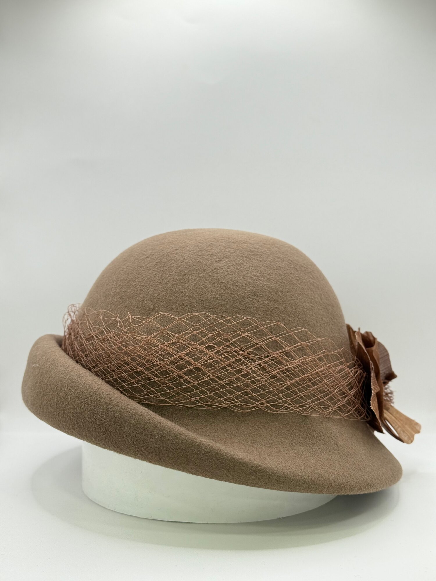 Кепка  шляпа для девочек и женщин, размер 58 ( универсальный ), коричневый — фото 1