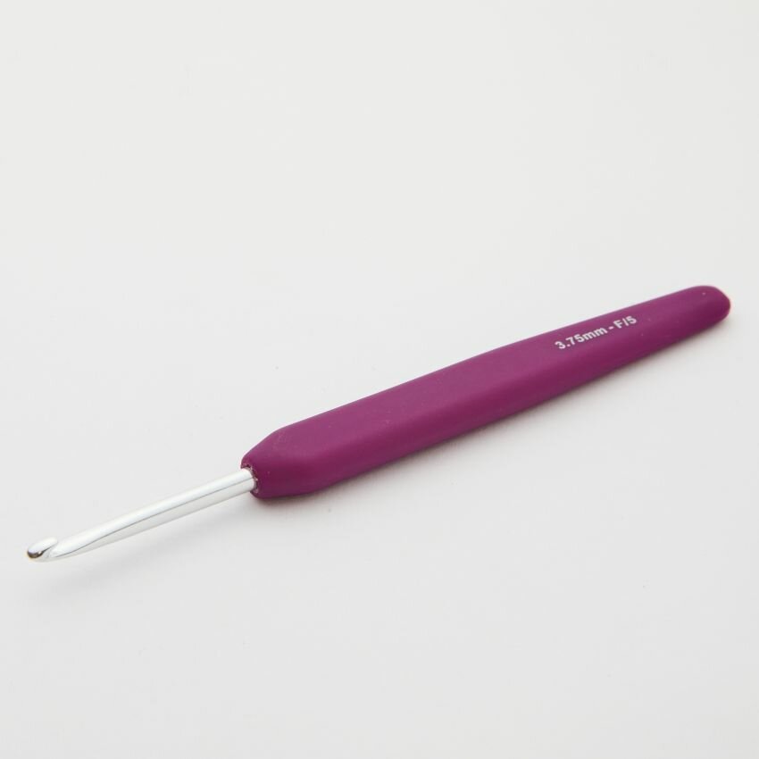 Крючок для вязания KnitPro алюминиевый односторонний Waves, 3,75 мм