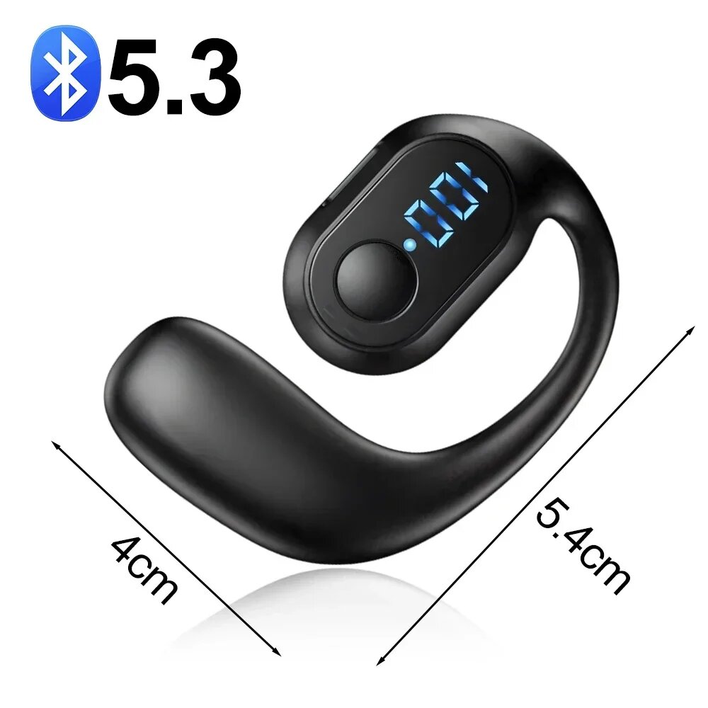 Беспроводные наушники Bluetooth 5.3 черные A-Single Black