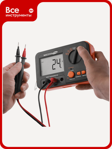 Изображение товара Мегаомметр мегеон 131100 00000003056, с высокой точностью, с изменчивыми температурами