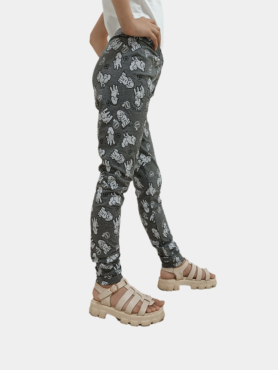 Легинсы , размер 140, серый — фото 1