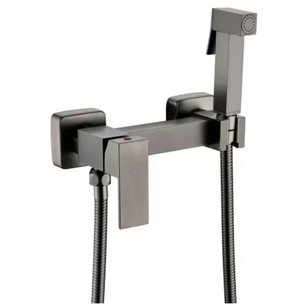 Гигиенический душ со смесителем Grocenberg GB101N-BG, графит