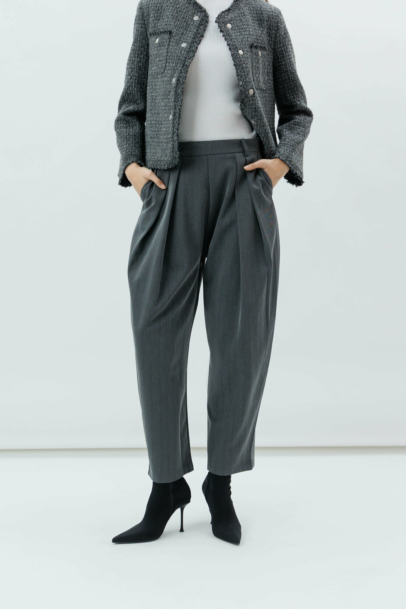 Брюки классические TERRA PRO, размер S, grey — фото 1