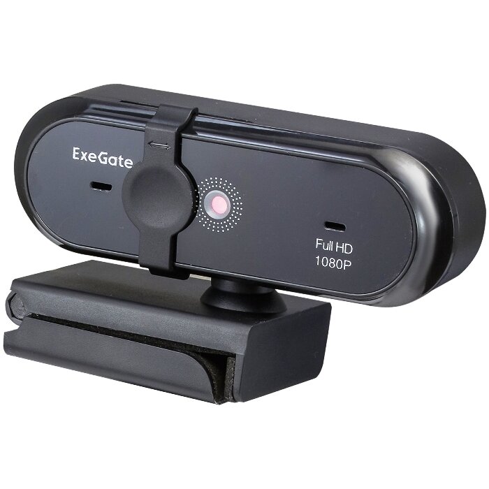 Веб-камера широкоугольная Full HD Exegate Stream C925 Wide сенсор 2.0 МП шторка 4 лин фиксированый фокус микрофон - 1.5м