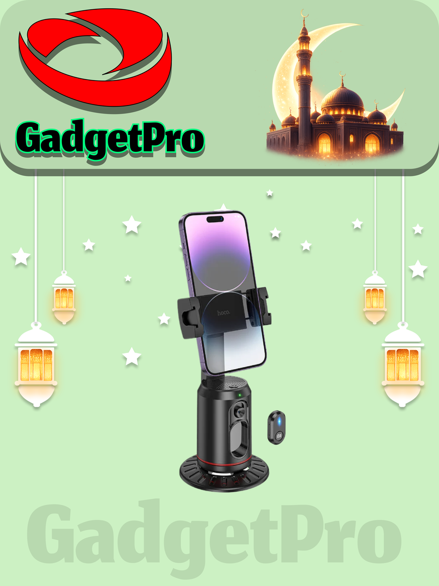 Hoco K23 360° Rotation Tracking Shot Auto Face Tracking Camera — Современная камера с отслеживанием лица