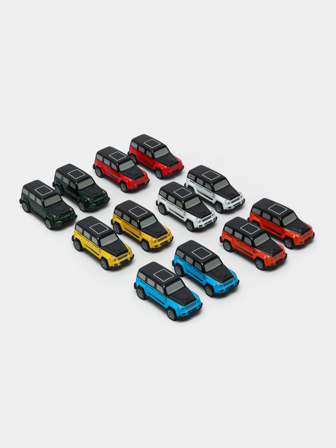 Набор металлических машинок, 12 штук — фото 1