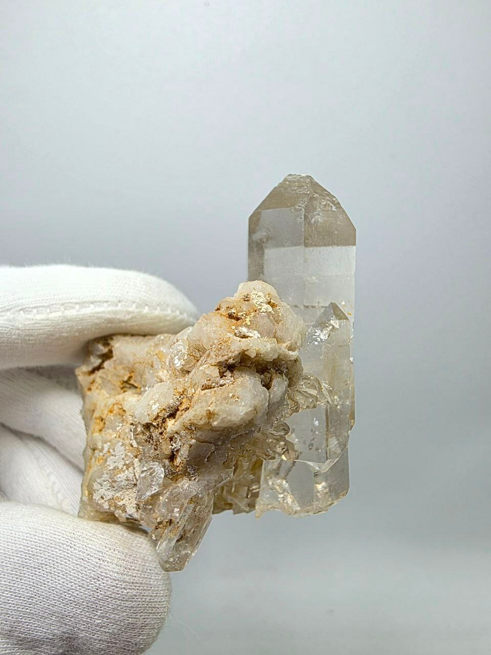 Горный хрусталь (Щётка) 56 мм, 69 г. — фото 1