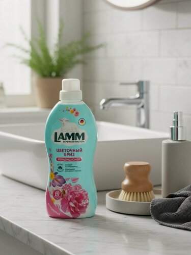 Изображение товара Кондиционер для белья Lamm Цветочный бриз, 1.82 л, концентрат, для различных вещей, производство Россия