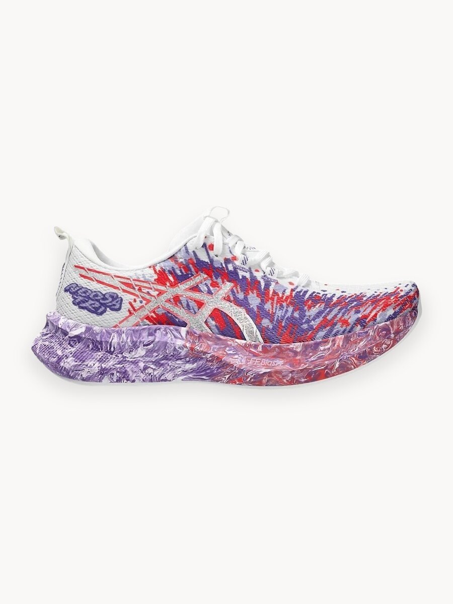 Кроссовки ASICS NOOSA TRI 16, размер 7,5 US, белый/фиолетовый