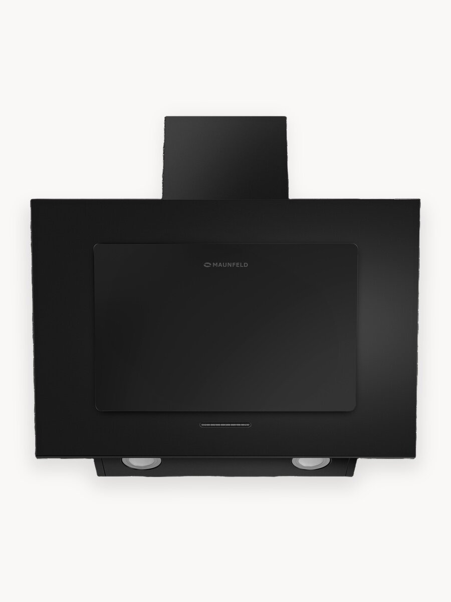 Вытяжка кухонная MAUNFELD Tower A 60 черный, наклонная, 3 скорости, каминная, 60 см